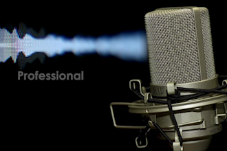 record a high quality american male voice over narration