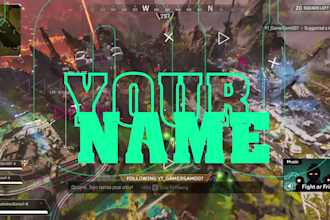 make streamer live video promo for kick, twitch, youtube, esport