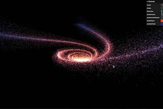 create interactive animated 3d webgl website with threejs