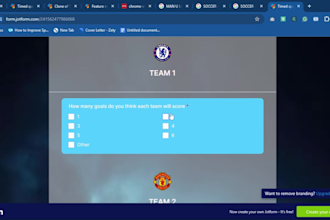 create jotform and googleform or online survey form