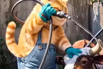 create viral ai generated cat video ai animal fusion video for youtube shorts