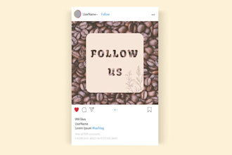 design creative instagram facebook post design