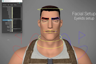 3d control rig,face expression, weight paint,ik fk rig, vrchat avatars rig, ue5