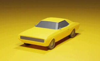 create low poly car