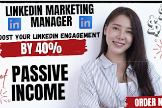 be your b2b linkedin marketing manager, sales closer and lead generation