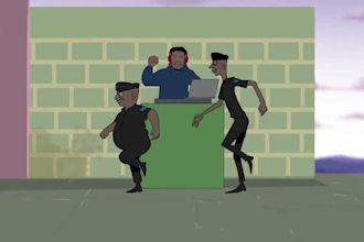 do 2d cartoon music animation 2d animated music video, memecoin videos