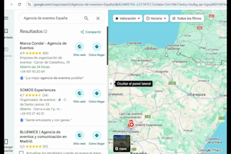 create a google maps email finder tool executable