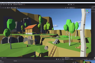 low poly 3d game environments assets and characters 3d map scene in blender