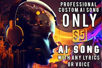 create ai original song from any lyrics with any style