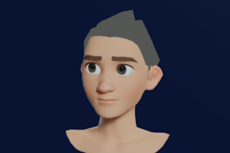 do facial rigging and also character rigging in blender