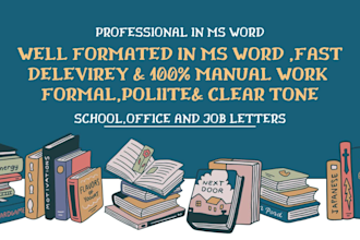 write professional job applications and official letters