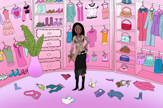 create a pretty custom illustration