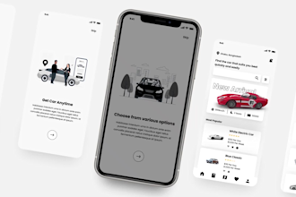 design android and ios mobile app UI UX