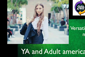 narrate your audiobook for acx, in adult or ya american female voice