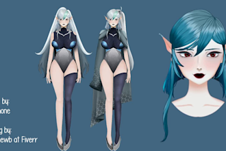 make vtuber model ready for rigging