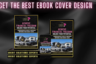 design professional credit repair ebook design and PDF