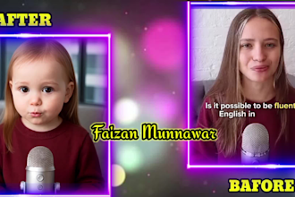 create viral ai baby talking podcast videos with cute voices