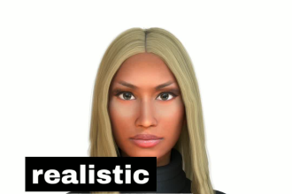 do a well rigged realistic 3d human character model for your animation and games