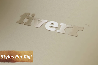 create 5 mockup style images with your logo