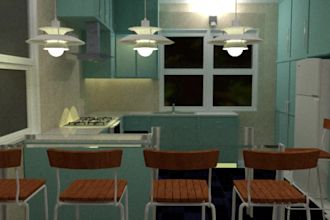 remodel or design luxury, modern or small 3d kitchen interiors and floor plans