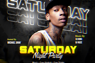 animate motion graphics flyers for events, party, product