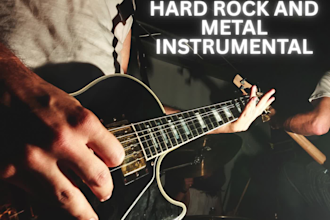 produce a pro rock or metal instrumental  or music for you