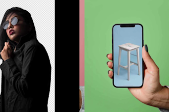 professionally remove background and quick edit your pics