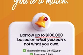 design credit repair, loan, or financial services ads