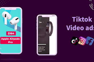 create tik tok video ads for product or service