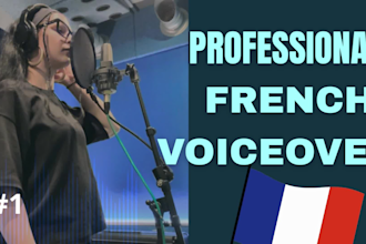 voice over with my native french