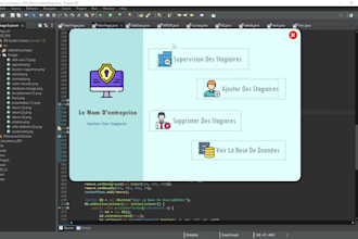 develop desktop applications,  javafx, java swing, sql
