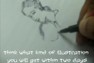 draw an illustration for articles