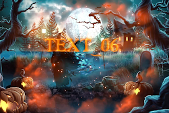 create halloween horror  intro or opener video