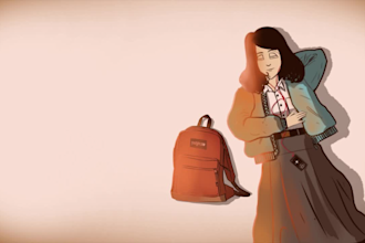 create gorgeous lyric video with my 2d animation