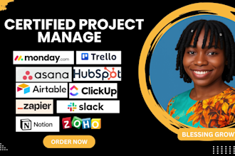 setup monday crm clickup zoho hubspot notion trello asana project management
