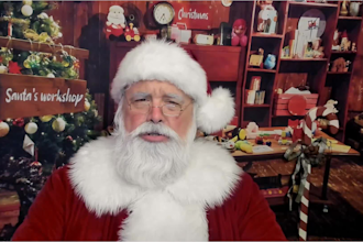 record a personalized video message from santa claus