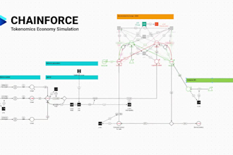 create a tokenomics simulation for your crypto token or game economy