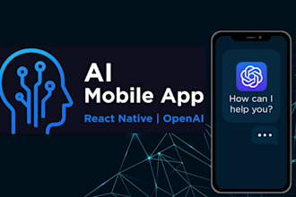 develop ai mobile app development, ai integration ios app android ap, saas app