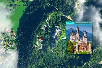 make realistic earth map animation for your locations