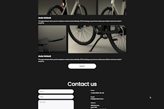 design and develop responsive landing pages with HTML, scss bem or wordpress acf