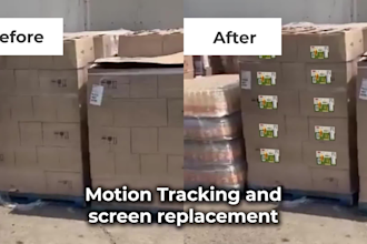 do motion tracking and add logo, or object in your video