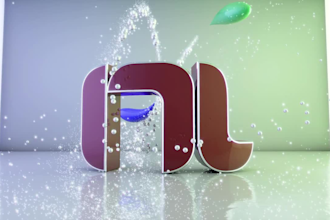 do captivating intro and outro logo animation for your business