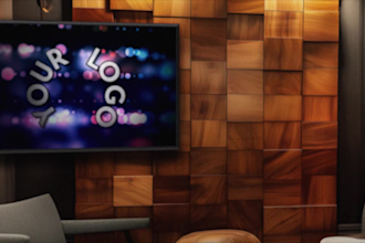 create a custom live video background for television, podcasts, meetings