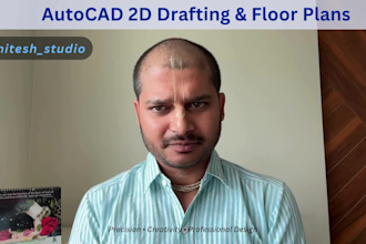 create professional 2d autocad drawings and civil drafting layouts