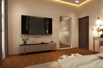 do 3d interior design of bedroom, offices, living room, kitchen etc