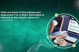 write blog writing seo article writing