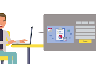 create a 2d animated marketing video for you