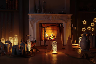 create any fantasy 3d environment with blender unreal engine
