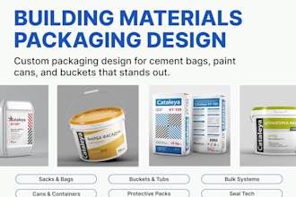 develop unique design for your building materials packaging