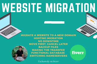 transfer, migrate your website to a new host or domain perfectly